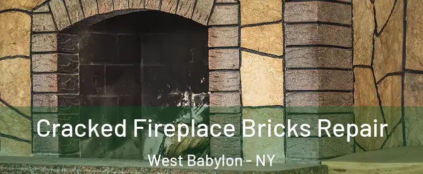  Cracked Fireplace Bricks Repair West Babylon - NY