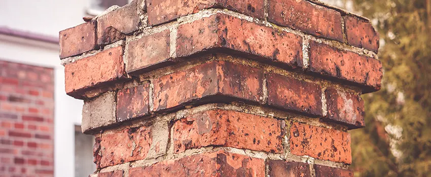 Cracked Chimney Bricks Repair Cost in West Babylon, New York