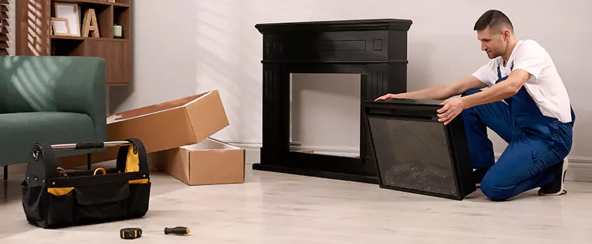 Old Rusted Metal Fireplace Repair And Replacement in West Babylon, NY