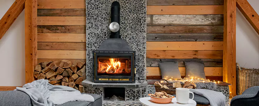 Thelin Hearth Products Direct Vent Gas Stove Fireplace Inspection in West Babylon, New York